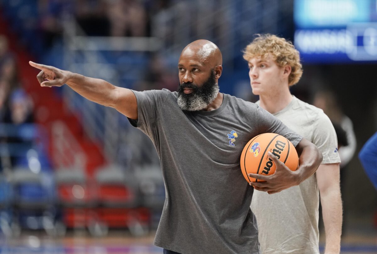 Vaughn to coach Jayhawks against Colorado; Self back home from hospital